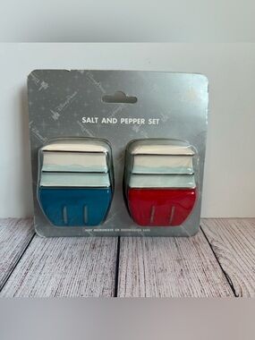 Disney Parks Skyway Gondola Collectible Salt & Pepper Shakers New!